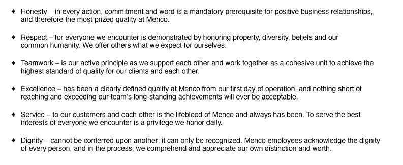 Core Values